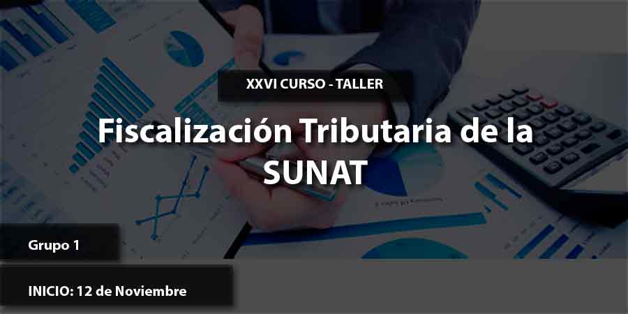Cursos de Fiscalización Tributaria de la SUNAT