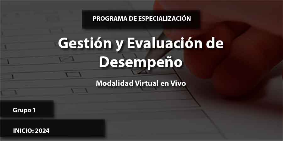 Cursos de Especialización en Evaluación de Desempeño